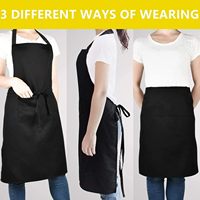 Tablier promotionnel de jardinage, de cuisine et de barbecue pour adultes (hommes et femmes), lavable en machine, à 2 poches, avec sublimation couleur
