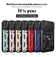 Blindage hybride PC + coques de téléphone TPU pour infinix Smart 8/Hot 40 4G/Hot 40 Pro 4G fenêtre poussoir couverture arrière antichoc