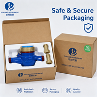 Multijet Super Dry Brass Body R100 & R160 Mechanical Water Meters With Magnetic