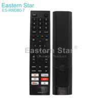 Télécommande ES-RM080-7 de haute qualité, nouveau modèle, télécommandes de remplacement compatibles avec Hisense ERF3K80H Smart TV