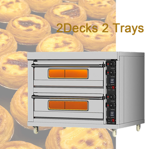 Nuovo Forno Elettrico Commerciale a 2 Teglie con Timer e Allarme per Panifici, Ideale per <span class=keywords><strong>Frutta</strong></span> e Noci - Product Image 1