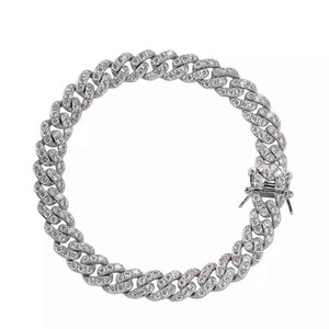 Rhinestone Foot Jewelry Wholesale DIY Initial Cuban Link Chain <strong>Anklet</strong> Iced Out Letter <strong>Anklet</strong> <strong>for</strong> <strong>Women</strong> Hip Hop Cuban <strong>Anklet</strong> - Product Image 5