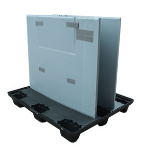 Caja de paleta plegable de plástico Hdpe y Pp, caja de paleta de plástico con ventilación de tamaño personalizado para agricultura - Product Image 2