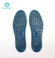 Love in soul Fabricant unisexe Acupression Massage des pieds Semelles en feutre magnétique Massage des pieds Semelles en gel de santé