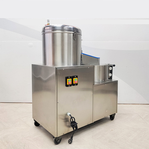 Máquina <span class=keywords><strong>El</strong></span>éctrica para Hacer Papas Fritas de 300 kg/h, Cortadora de Papas, Zanahorias y Patatas Fritas, Máquina para Pelar, Lavar y Cortar Patatas en Tiras - Product Image 5