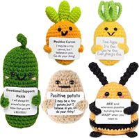 Op maat gemaakte gehaakte decoratie, handgemaakte gehaakte speelgoed, gehaakte sleutelhanger, gehaakt fruit, handgemaakte gehaakte knuffels, gehaakte producten