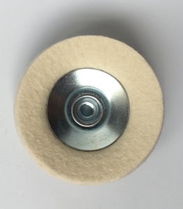 Spazzola Industriale in Feltro di Lana di Alta Qualità con Manico in Acciaio per Lucidatura - Product Image 3