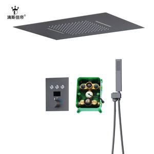 Juego de Ducha de Acero Inoxidable de Lujo para el Hogar, Herrajes de Baño Multifuncionales Ocultos con Cabezal de Ducha Simple - Product Image 6