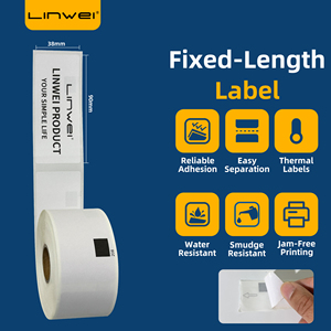 Étiquettes d'adresse de grande taille compatibles avec les DK-1208 Brother 1.4x3.5 po - Product Image 6