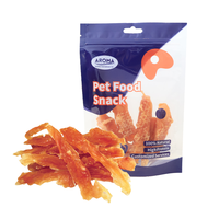 Aroma Pet - Golosinas para Perros Grandes, Envueltas en Piel de Res, con Camote, Resistentes a las Mordidas, para la Digestión Sensible y el Mal Aliento