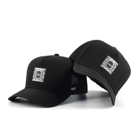 Vente en gros personnalisable 5 panneaux Golf Performance Pro Tour Cap réglable Baseball Sport Chapeaux avec logo tissé Chapeau unisexe