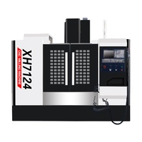 Centre d'usinage 3 axes haute précision XH7124, centre d'usinage CNC, fraiseuse CNC pour aluminium, machine de fraisage pour métal