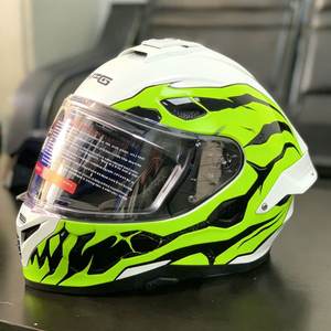 Casque de moto intégral DFG Aura, best-seller en Amérique, ABS haute résistance, anti-rayures, double visière en PC, homologué DOT, toutes saisons - Product Image 3