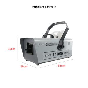 10W Set Laser pernikahan mesin salju dan mesin asap 1500W, Set peralatan efek salju RGB Laser animasi untuk pencahayaan panggung - Product Image 4
