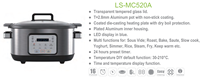 Couvercle en verre trempé multifonctions pour cuisson sous vide, rôtissage, cuisson, sauté, cuisson lente, yaourt, mijotage, riz, cuisson à la vapeur, friture, maintien au chaud, multicuiseur