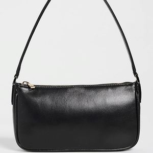 Bolso de Hombro Mini Impermeable para Mujer, con Logotipo Personalizado, Diseño DIY, Cierre de Cremallera, Cuero Negro, Moderno, para Otoño, Verano e Invierno - Product Image 2