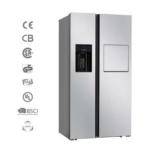 Réfrigérateur intelligent Hisense 606L <span class=keywords><strong>avec</strong></span> <span class=keywords><strong>distributeur</strong></span> <span class=keywords><strong>d</strong></span>'<span class=keywords><strong>eau</strong></span>, sans givre, étagères en verre et en fil métallique en option, fourni par le fabricant - Product Image 3