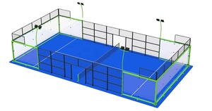 Proveedor Gold de Pistas de Pádel Panorámicas, Cancha de Tenis para Deportes - Product Image 2