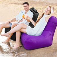 WOQI canapé gonflable extérieur Portable étanche Anti-fuite d'air chaise longue Air canapé chaise pour piscine