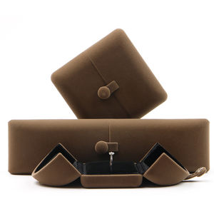 День Святого Валентина Роскошные ювелирные изделия Органайзер Кольцо Серьги Ожерелье бархатная Подарочная коробка Упаковка для ювелирных изделий - Product Image 5