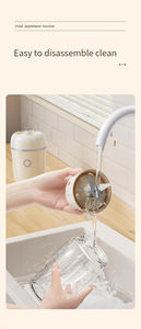 6 ब्लेड पोर्टेबल इलेक्ट्रिक बेबी फ़ूड मेकर फल सब्जी मांस ग्राइंडर फ़ूड प्रोसेसर मिनी ब्लेंडर - Product Image 3