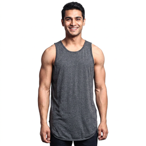 Camiseta sin Mangas de Algodón para Hombre, Personalizada, Nueva Llegada, Talla Grande, Transpirable, Ropa de Gimnasio, Cómoda - Product Image 1