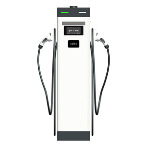Estación de Carga para Vehículos Eléctricos Comercial de Suelo con App y Wifi, 7kW 22kW, OCPP2.0, Nivel 2, Doble Conector CCS2, Punto de Carga para VE - Product Image 1