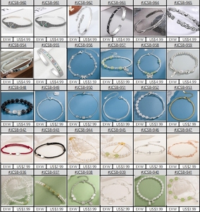 กำไลสำหรับคู่รักเครื่องประดับชุบทองแบบบราซิลเดอมูเจอร์เดอ ltima Moda dijes แยกชิ้นส่วน En Plata 925 Para armar pulsera - Product Image 6