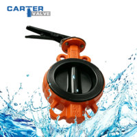 Válvula de Mariposa Totalmente Revestida de Goma, Tipo Lug WCB, Eléctrica Exd IP65, Revestida de Neopreno, Resistente a la Abrasión en Agua de Mar y Minería, ISO5211 OEM