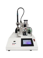 Équipement de soudage semi-automatique de précision à écran tactile premium, pneumatique, pour faisceaux de câbles et connecteurs de bornes de circuits imprimés