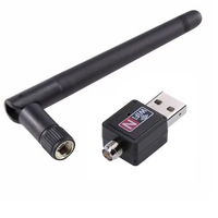 Mini adaptateur WiFi USB 150 Mbps, antenne 2 dB 5 dB, ordinateur portable, sans fil 5G, 802.11b/n/g, haute vitesse
