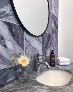 Carreau de marbre naturel Dawn Blue Pierre bleue élégante pour les comptoirs de qualité supérieure Applications décoratives pour murs et sols - Product Image 4