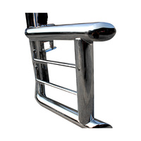 Dongsui Custom 304 Stainless Steel Powder Coated Deer Guard Moose Bumper Bumper Depan untuk Kenworth Cascadia 2012-2026
