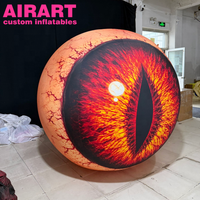 Yeux gonflables d'Halloween, nouveau design de yeux gonflables pour événements festifs