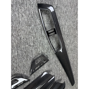 Revestimiento Interior de Fibra de Carbono Real para Mercedes W204 W507, Modificación del Panel de Control Central y Umbral de Puerta - Product Image 5