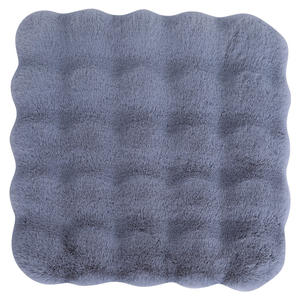 غطاء مقعد سيارة سميك من الفرو الصناعي الناعم للحيوانات الأليفة للمقاعد الأمامية والخلفية مع قاعدة مانعة للانزلاق وإغلاق بسحاب وحزام - Product Image 5