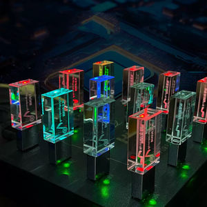 Clé USB en verre cristal 3.0 avec logo personnalisé gravé en 3D, 2.0, 2 Go, 4 Go, 8 Go, 16 Go, 32 Go, 64 Go, avec boîte blanche - Product Image 6