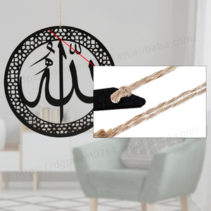 Tailai lslamic wall art Ayatul Kursi rond vecteur calligraphie décor en bois acrylique plusieurs pièces décorations murales islamiques - Product Image 5
