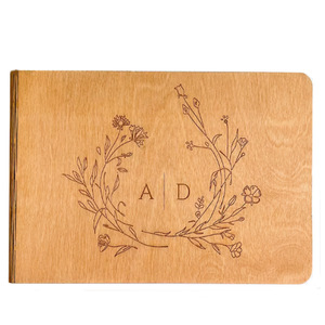 Hiện Đại Tùy Chỉnh Tên Giấy Cưới Cuốn Sách Khách Cá Nhân Album A4/A4 Kích Thước Trang Trí resup Thương Hiệu - Product Image 4