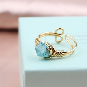 Zooying Anillo de cristal de piedra natural Anillo de mano de cristal de ágata roja - Product Image 6