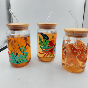 <span class=keywords><strong>Prix</strong></span> usine 750ml 850ml Bouteille de jus de café en verre transparent avec couvercle en bambou et paille - Product Image 3