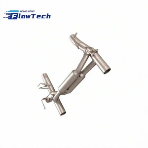 ระบบท่อไอเสียแบบ Axle-Back พร้อมวาล์ว รุ่น SS304 สำหรับ Ferrari F8 Tributo/Spider 3.9T V8 แบบปลายท่อคู่เดี่ยว พร้อมระบบควบคุมวาล์วแบบ OEM - Product Image 4