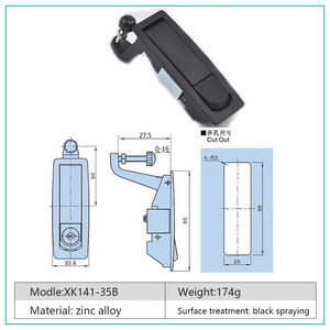 Cerradura Mecánica sin Llave de Aleación de Zinc para Gabinete Eléctrico, Clase 1130-U8 EMKA Eminka - Product Image 6