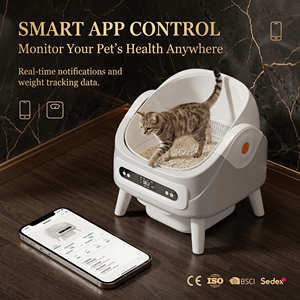 Bac à litière pour chat intelligent silencieux 35 dB, capacité 8L, 10 jours, nettoyage facile, contrôle des odeurs, nouveau modèle 2026, contrôle par application - Product Image 3