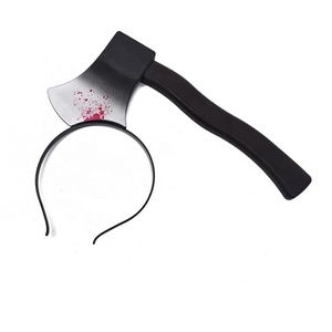 Bandeau d'<span class=keywords><strong>halloween</strong></span> pour enfants ciseaux hache <span class=keywords><strong>couteau</strong></span> Cleaver à travers la tête bandeau sanglant Costume d'<span class=keywords><strong>halloween</strong></span> bandeaux d'armes effrayantes - Product Image 5