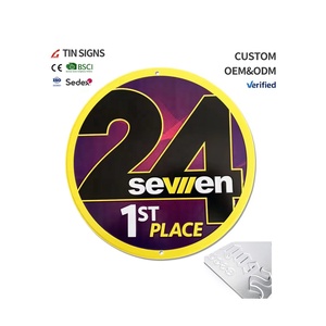 Insegna <span class=keywords><strong>in</strong></span> Alluminio Decorativa Personalizzata, Stile Vintage Retrò, Fustellata e Goffrata per Arredamento Casa - Product Image 2