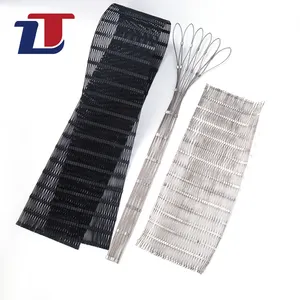 Stainless Steel Wire Rope Safety Mesh Fence Railing Accessories With Buckle For Balcony Anti-falling And Amusement Park Bridge