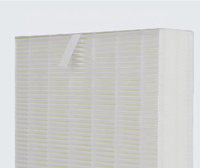 Filtre de remplacement HEPA plissé haute efficacité OEM avec languette de retrait pour machines commerciales de purification d'air à l'ozone, pièces de purificateur d'air