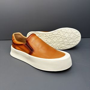 Người Đàn Ông Của Phong Cách Anh Martin Khởi Động Mùa Thu Bộ Sưu Tập Slip-On Da Chính Hãng Da Lộn Mid-Top Thời Trang Giản Dị Khởi Động - Product Image 6