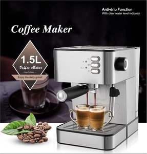 Cafetera Espresso con Leche Flother 15Bar o 20 Bar Alto Rendimiento 1,6 <span class=keywords><strong>L</strong></span> Caja de Agua Extraíble de Gran Capacidad - Product Image 2